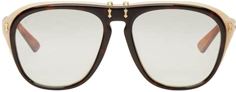 gucci tortoise shell flip up pilot aviator sunglasses replica|W2C Gucci Clip On Flip Up Aviator Sunglasses (Yes, I know that  .